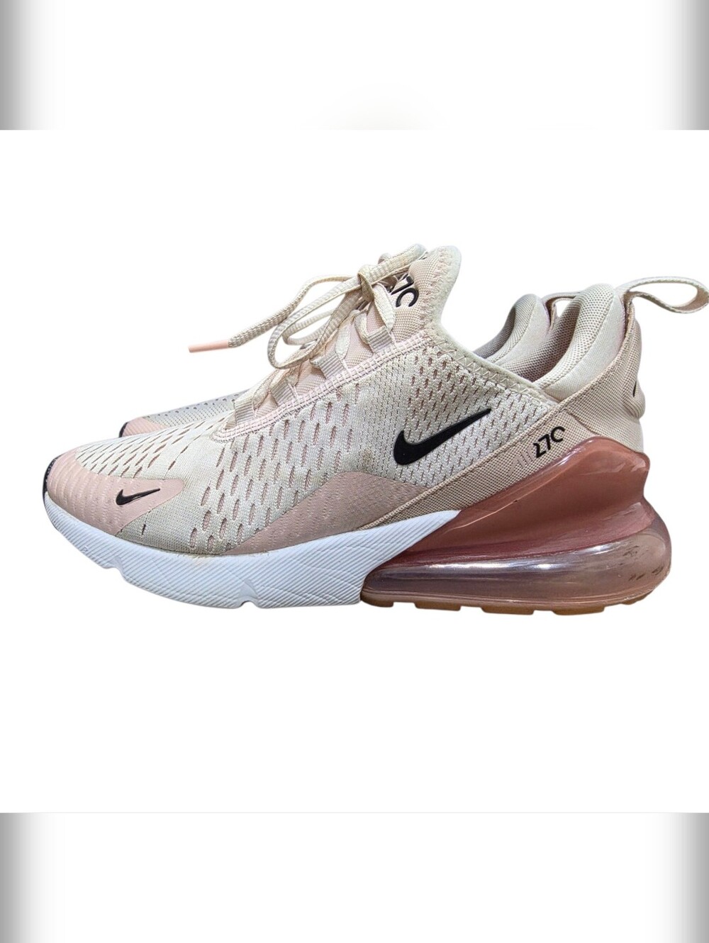 Nike Air Max 270 Soft Pink Oxford Berry Shoes AH6789-604 Women's Sneaker Size 8 - Picture 1 of 7